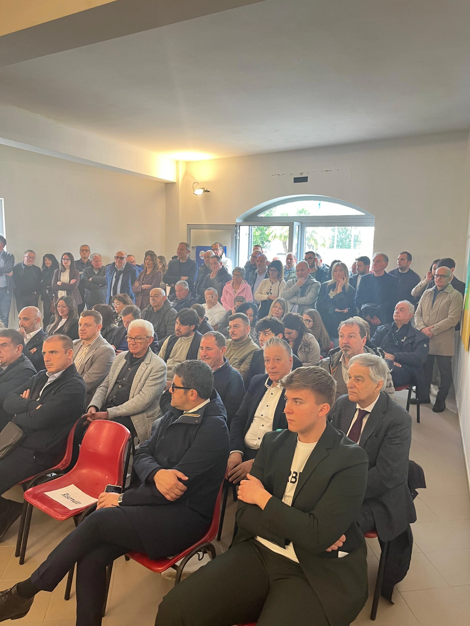 Il pubblico del congresso di Venticano visto dalle prime file